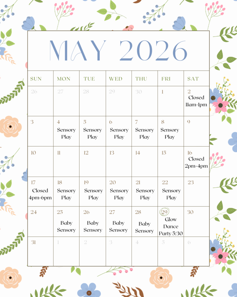 May 2026 Calendar of Activities