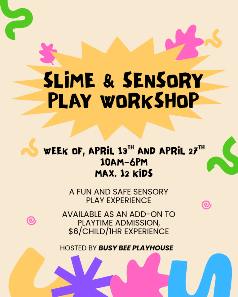 Slime and Sensory Play Workshop